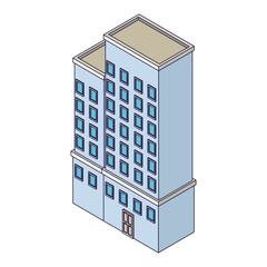 Company building isometric