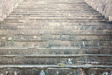 Ragged ladder leading up