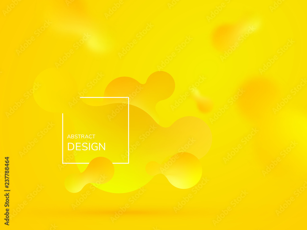 Poster liquid dynamic background