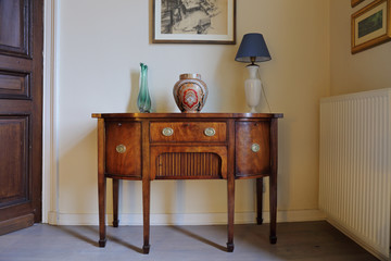 meuble commode demi-lune 