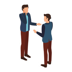 Fototapeta premium Isometric people avatar