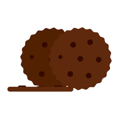 Chocolate cookies food