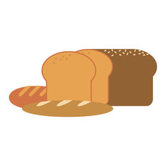 Set of breads