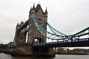 Fototapeta na wymiar Tower bridge in London, Historical monument