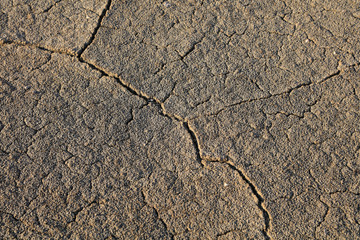 Parched soil