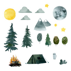 camping in the forest - 237792477