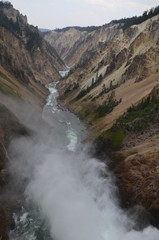 LOWER FALL YELLOWSTONE RIVER YELLOWSTONE NATIONAL PARK (WYOMING) USA