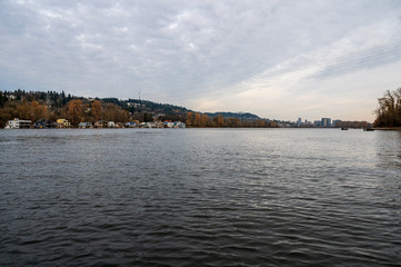 Naklejka premium Willamette River sites