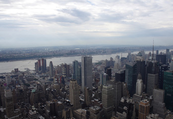 Fototapeta na wymiar panorama of new york city