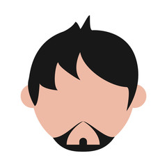 Man faceless head