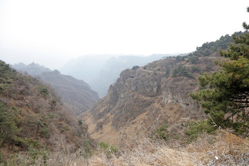 Valleys natural scenery in Western China
