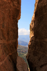 View from Windy Point on Mount Lemmon in Arizona