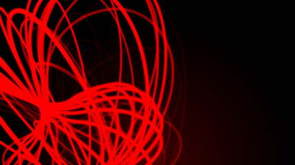 Abstract 3D big data visualization. Cybernetic machine, mechanism. Complexity and data flood of modern digital age. 3D rendering.