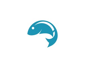 Fish logo template
