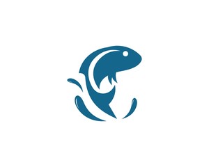 Fish logo template