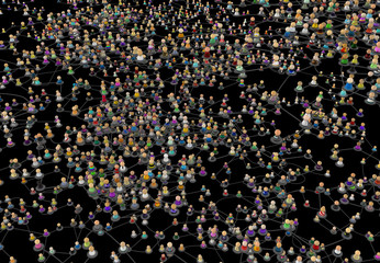 Cartoon Crowd System, Web Dark