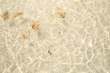  grunge transparent sea water background with reflection of rays similar to marble with copy space for text or image