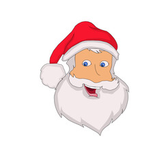 santa claus illustration. mary cristmas. santa claus design. new year 2019