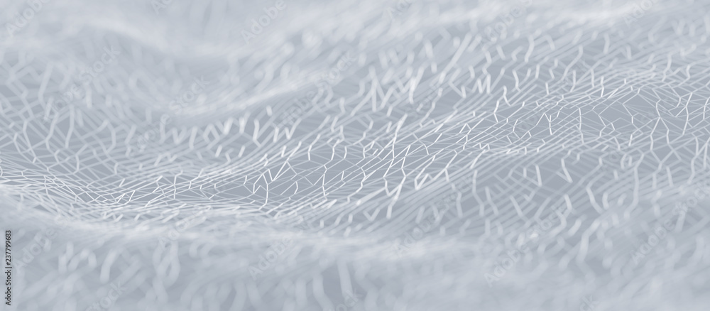 Aufkleber abstract 3d rendering of technological surface. modern background design