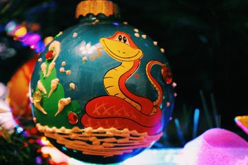 New Year and Christmas decoration