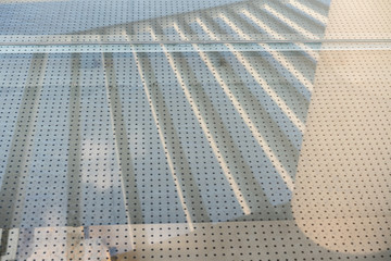 ATHENS, GREECE - SEPTEMBER 16, 2018: Glass flooring in the Acropolis museum in Athens