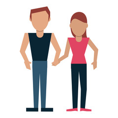 Young couple avatar