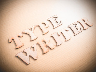 Self Development Motivational Words Quotes Concept, Type Writer