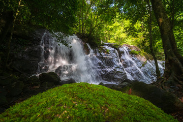 Beautiful natural waterfall