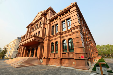 Garden architecture Scenery, South Lake Park, Tangshan, China
