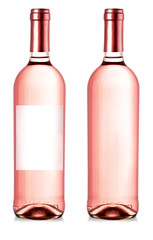 Wine bottle isolated on white background.