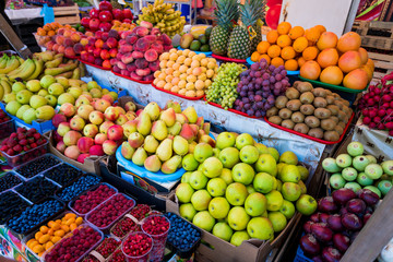 Fresh and organic vegetables at farmers market