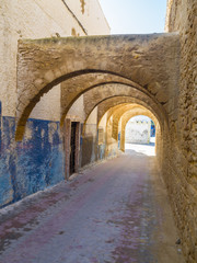 Streets of the medieval medina in Safi