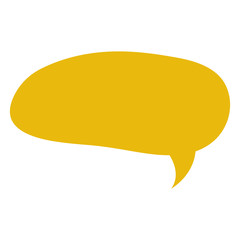 speech bubble in comic isolated icon