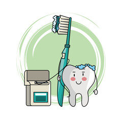 dental care tooth cartoon
