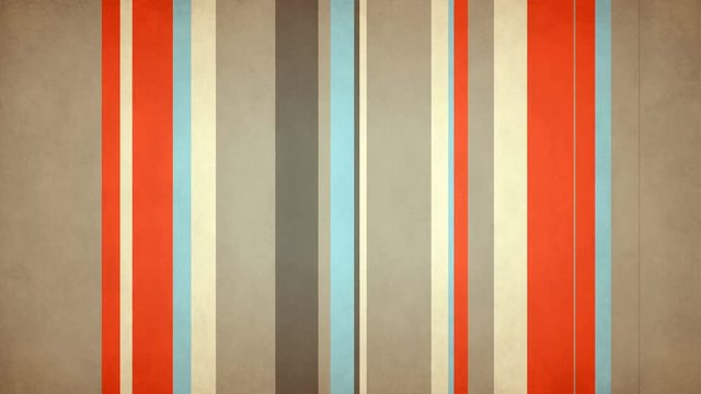 Paperlike Multicolor Stripes 53 - 60fps 4k Danish Colors Textured Video Background Loop // Colorful moving bars with a discreet grunge look. Number 53 in the series.