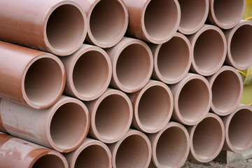 stack of pipes
