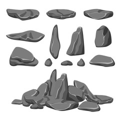 Set of stones. Boulder Collection