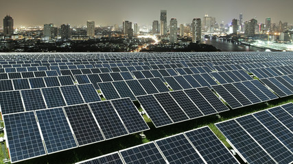Solar panels with twilight city.jpg
