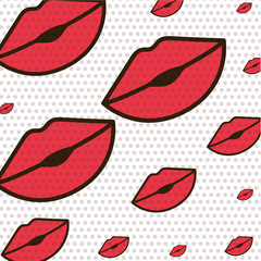 closed mouth pattern isolated icon