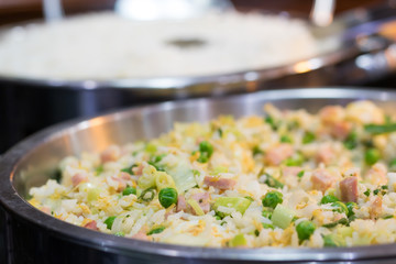 Rice with pea and corn