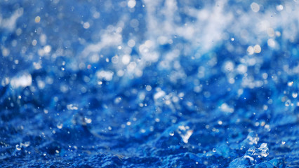 Poor water as background