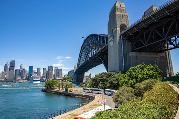 Sydney Cityscape and Harbour Bridge