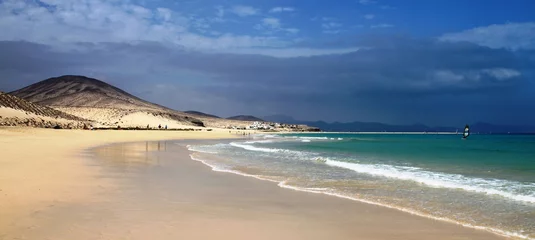 Photo sur Plexiglas Plage de Sotavento, Fuerteventura, Îles Canaries Playa de sotavento