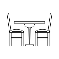 restaurant table cartoon