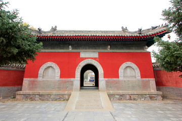 YongYou Temple landscape architecture in chengde mountain resort, China