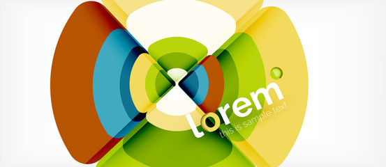 Obraz premium Circle abstract background