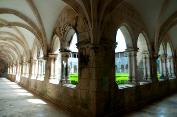 Cloister Hall of Batalha Monastery - Portugal