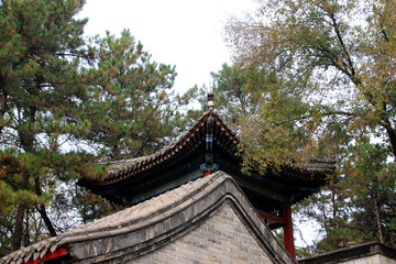 Fototapeta na wymiar Chinese style building eaves