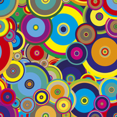 Fototapeta premium Colorful rainbow circle background. Vector illustration
