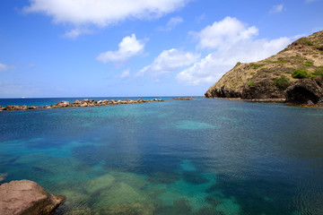 Beautiful cove in St. Kitts
